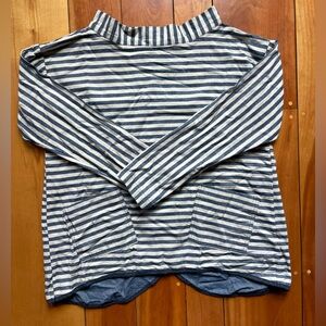 Gamine Workwear Piscine Smock Indigo Stripe